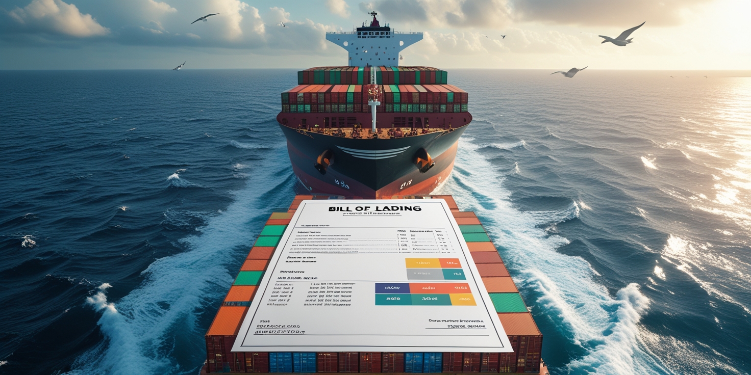 Buque portacontenedores en alta mar