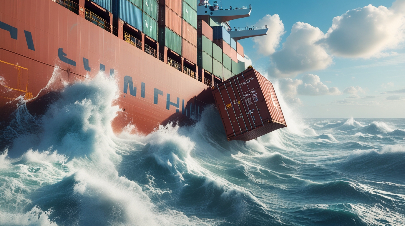 Mar embravecido y tormenta